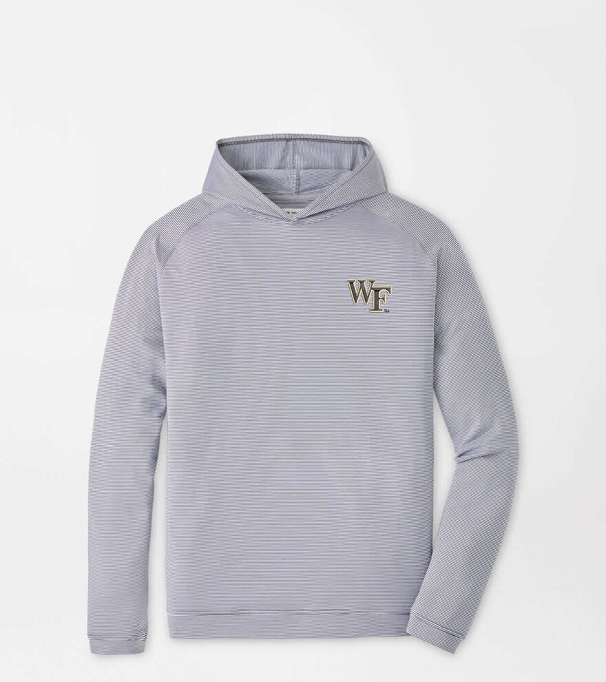 Wake Forest Pine Sugar Stripe Performance Hoodie image number 1