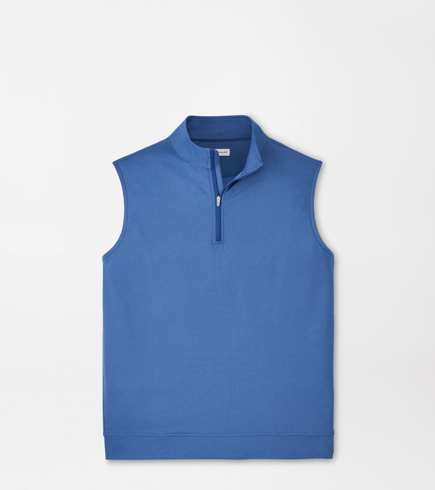 Galway M&eacute;lange Performance Quarter-Zip Vest image number 1