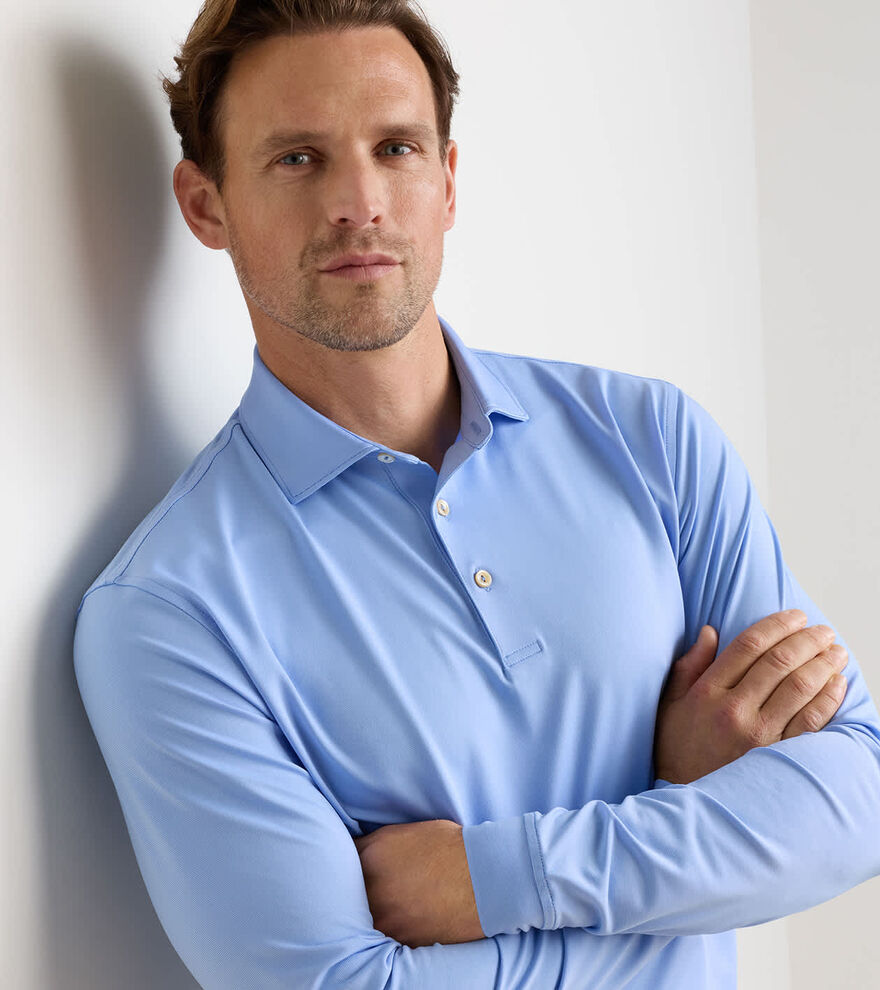 Holden Long-Sleeve Performance Jersey Polo image number 5