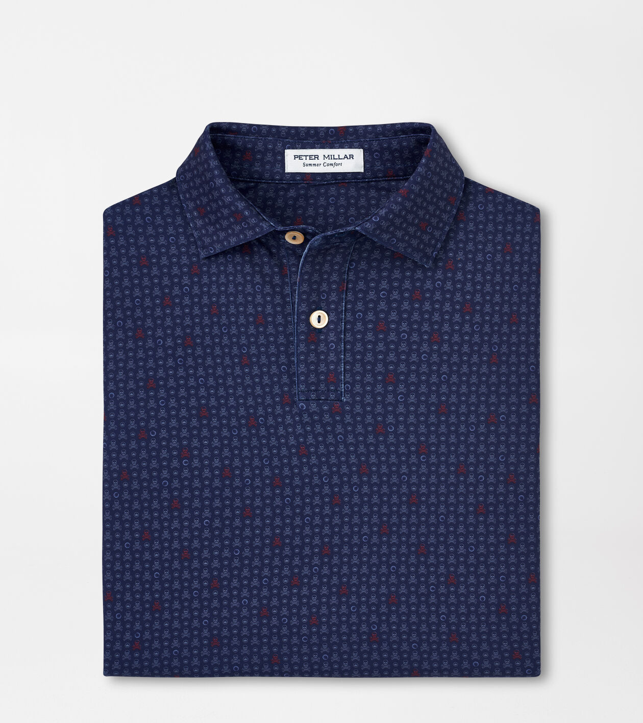Peter millar store skull polo