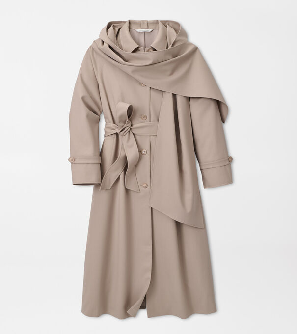 Brigitte Stretch Twill Trench Coat