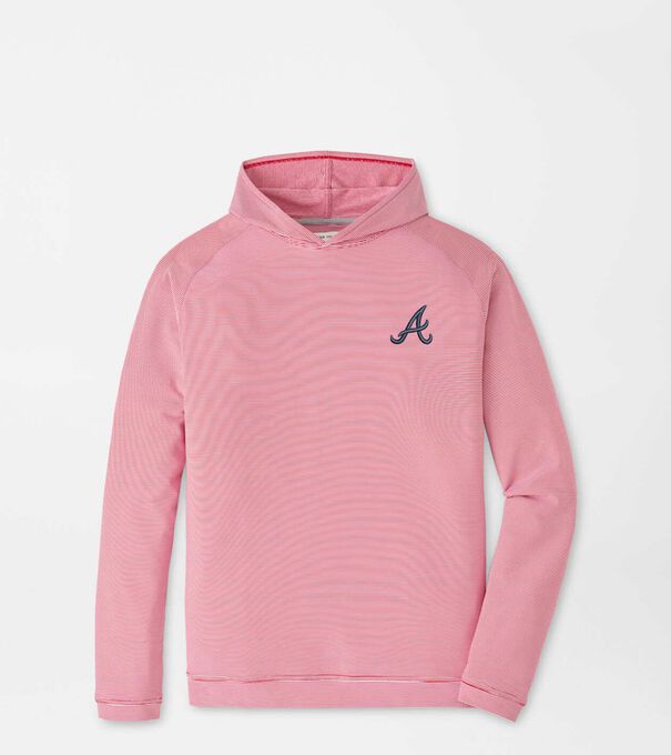 Atlanta Braves Pine Sugar Stripe Performance Hoodie