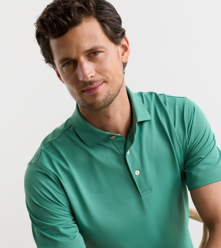 Solid Performance Mesh Polo image number 5