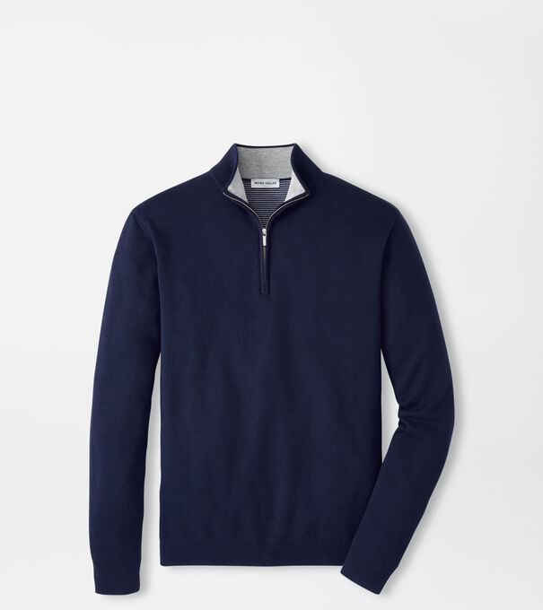 Coolspun Lite Cotton Quarter-Zip Sweater