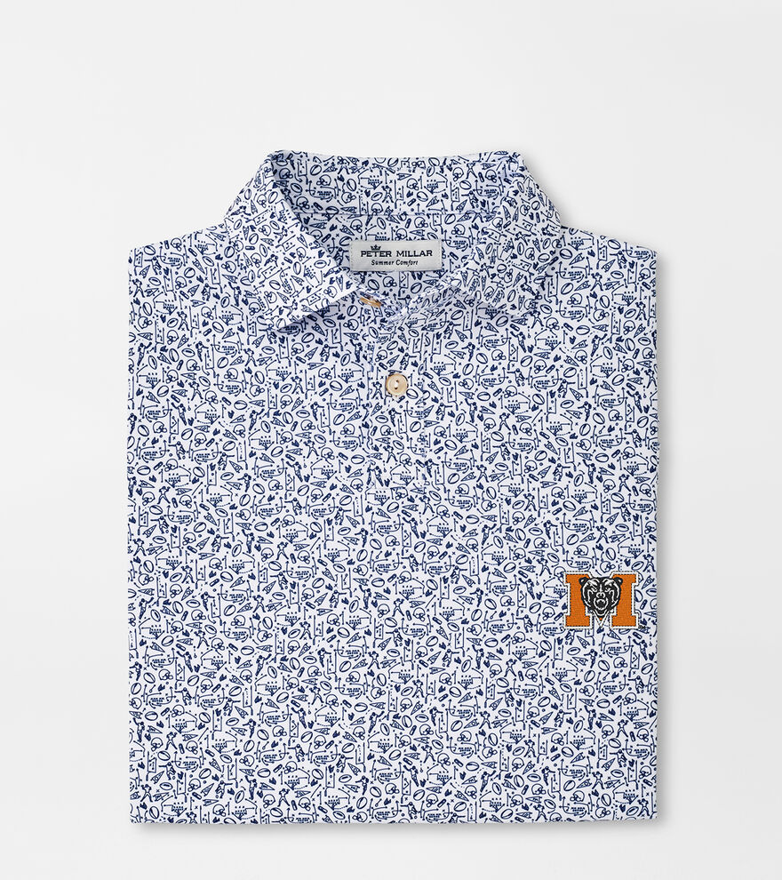 Mercer University Youth Performance Jersey Polo image number 1