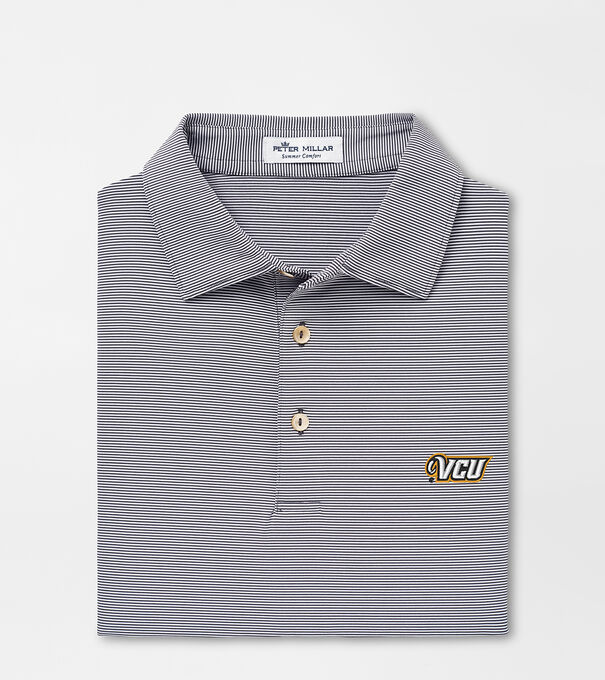 VCU Jubilee Stripe Performance Polo