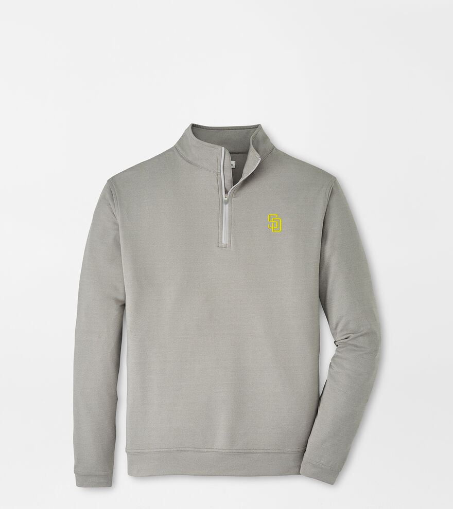 San Diego Padres Perth Mélange Performance Quarter-Zip image number 1