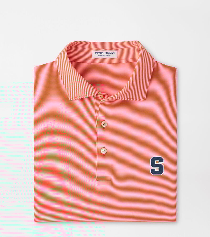 Syracuse Jubilee Stripe Performance Polo image number 1