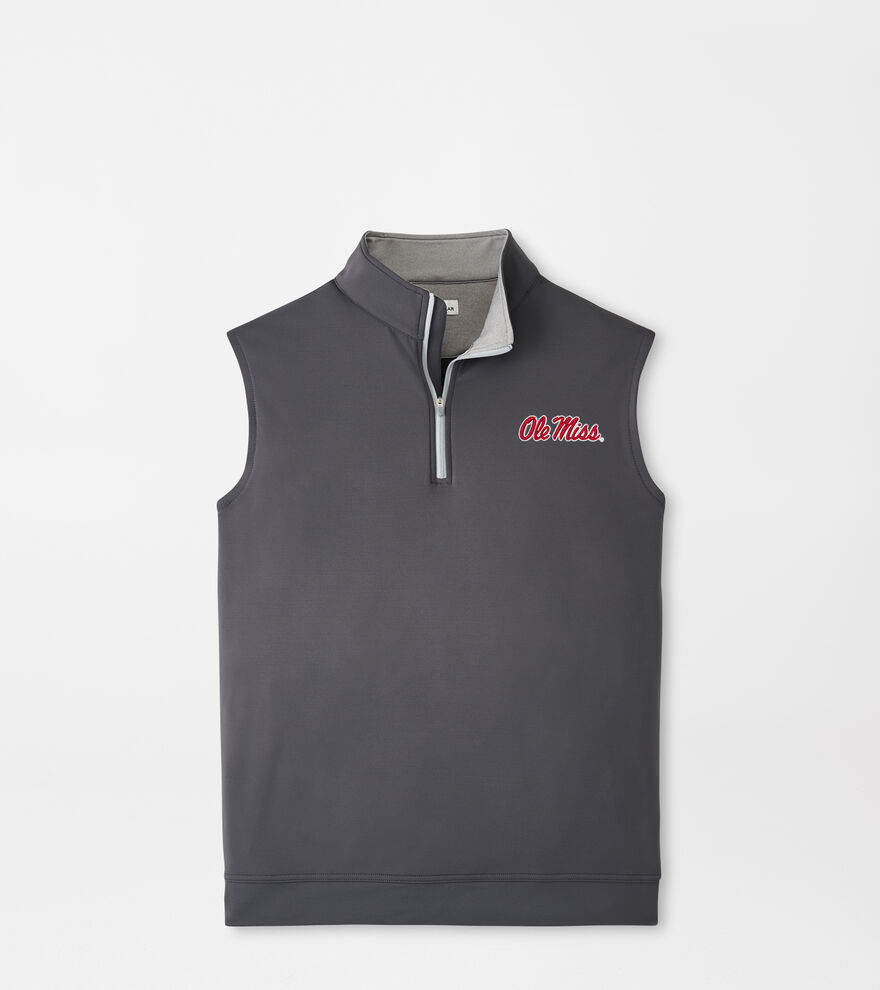 Ole Miss Galway Stretch Loop Terry Quarter-Zip Vest image number 1
