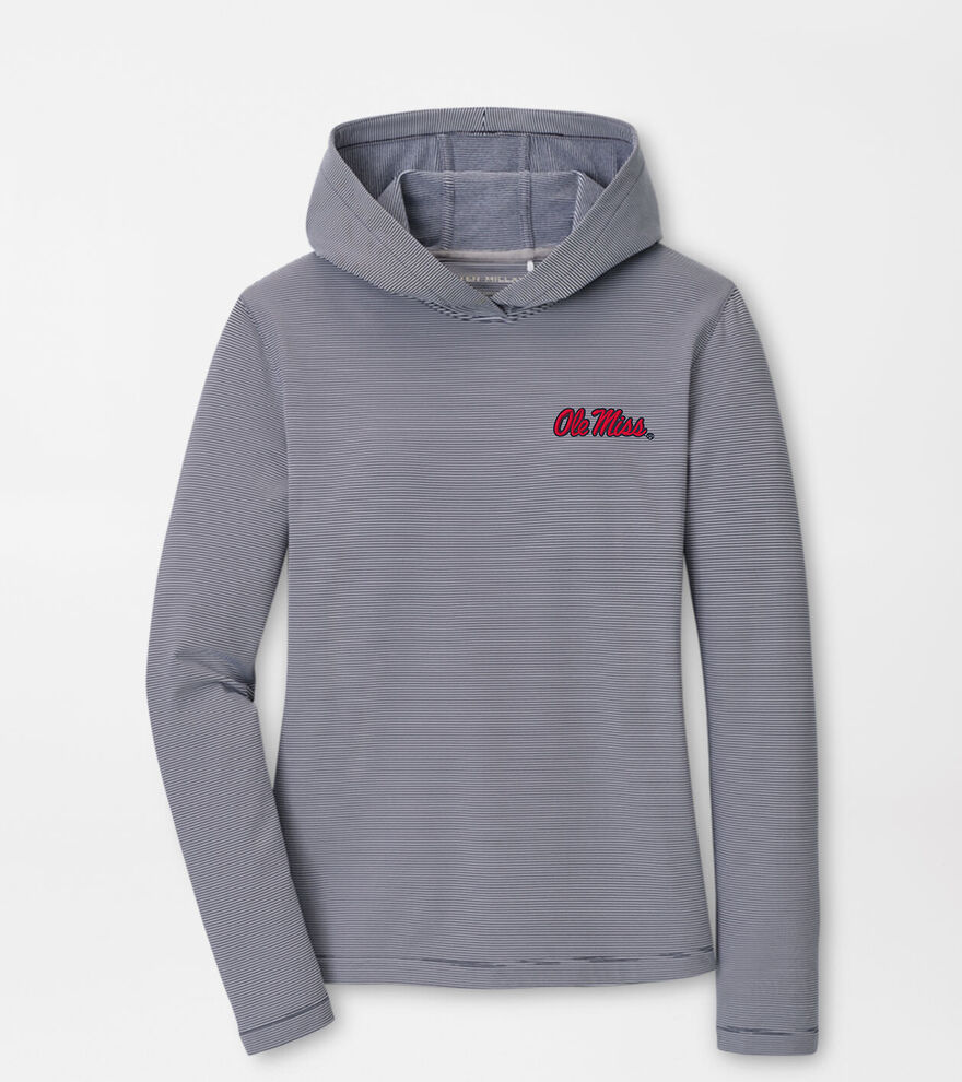 Ole Miss Women's Pine Sugar Stripe Performance Hoodie image number 1