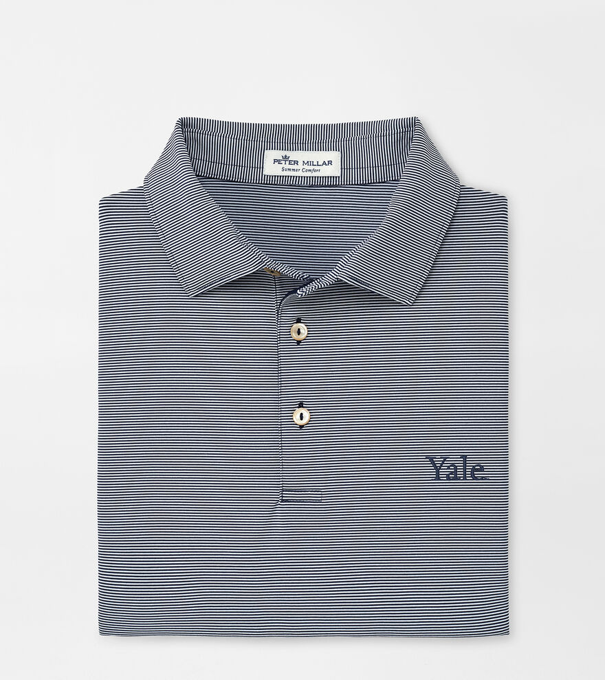 Yale Jubilee Stripe Performance Polo image number 1