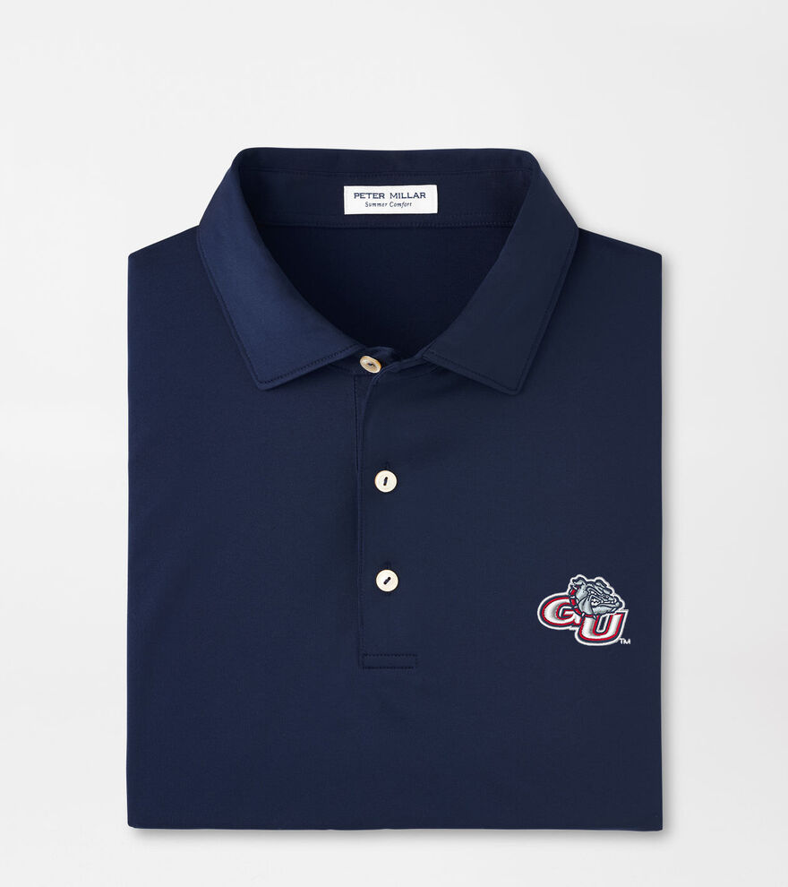 Gonzaga Solid Performance Jersey Polo image number 1