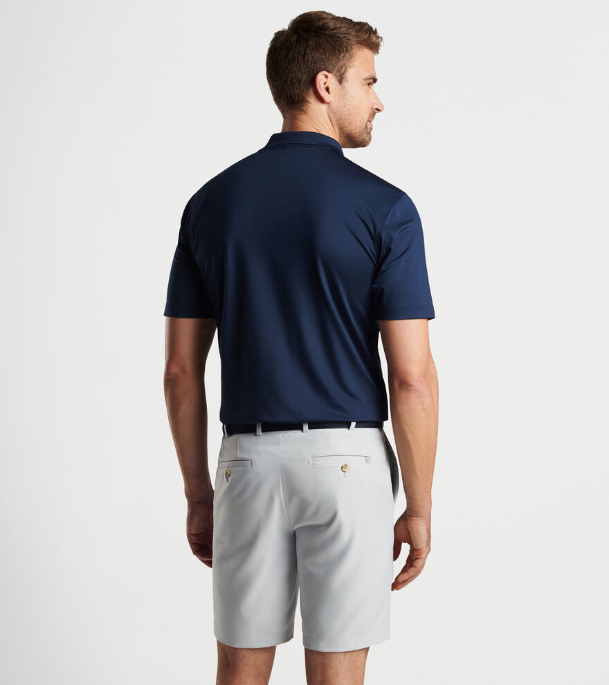 Solid Performance Jersey Polo Knit-Collar image number 3