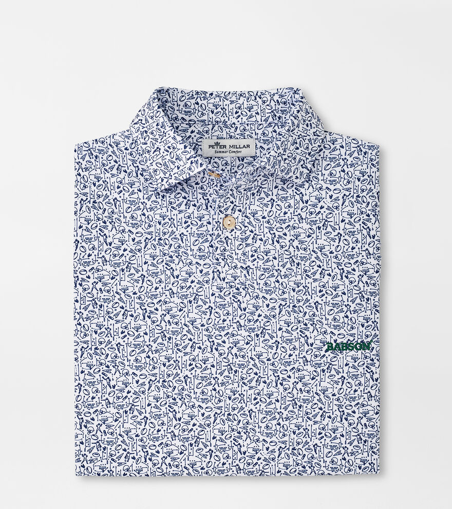 Babson Youth Performance Jersey Polo image number 1