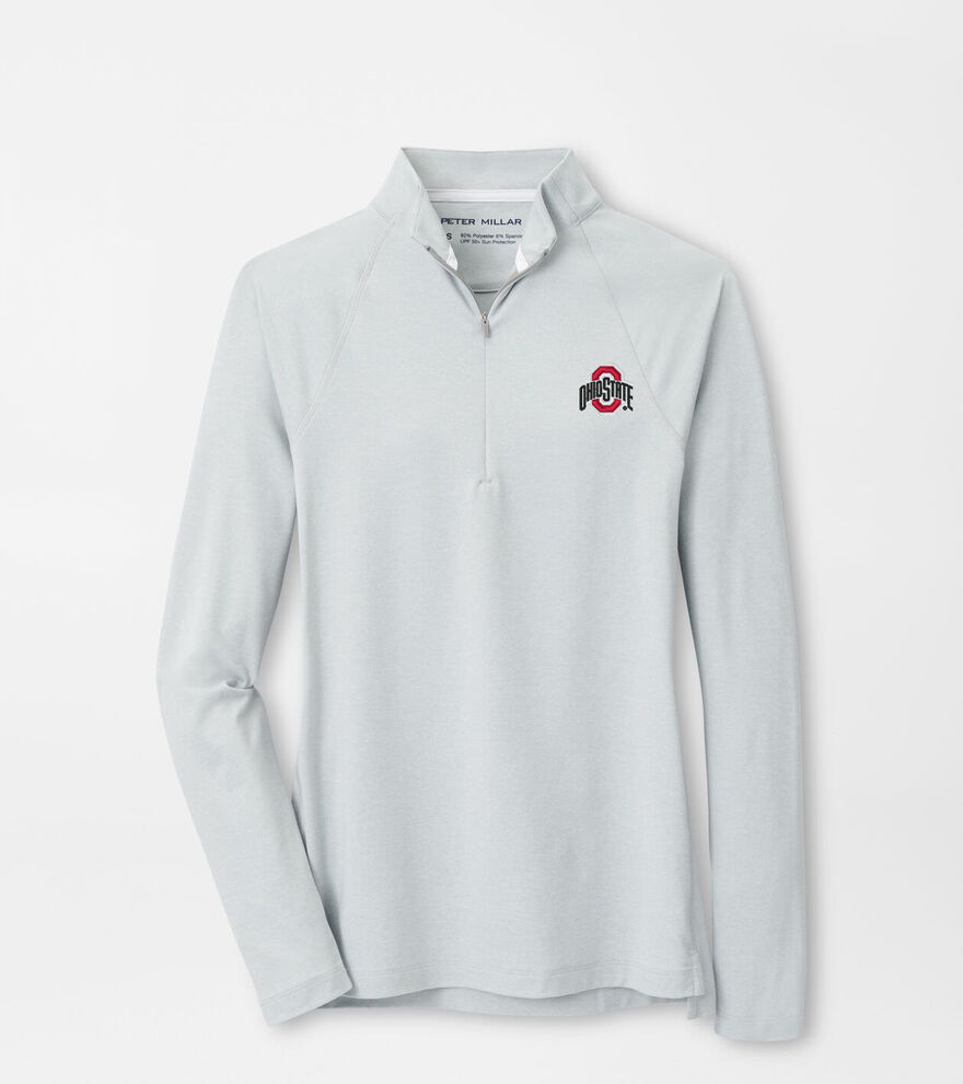 The Ohio State Women's Mélange Raglan-Sleeve Perth Layer image number 1