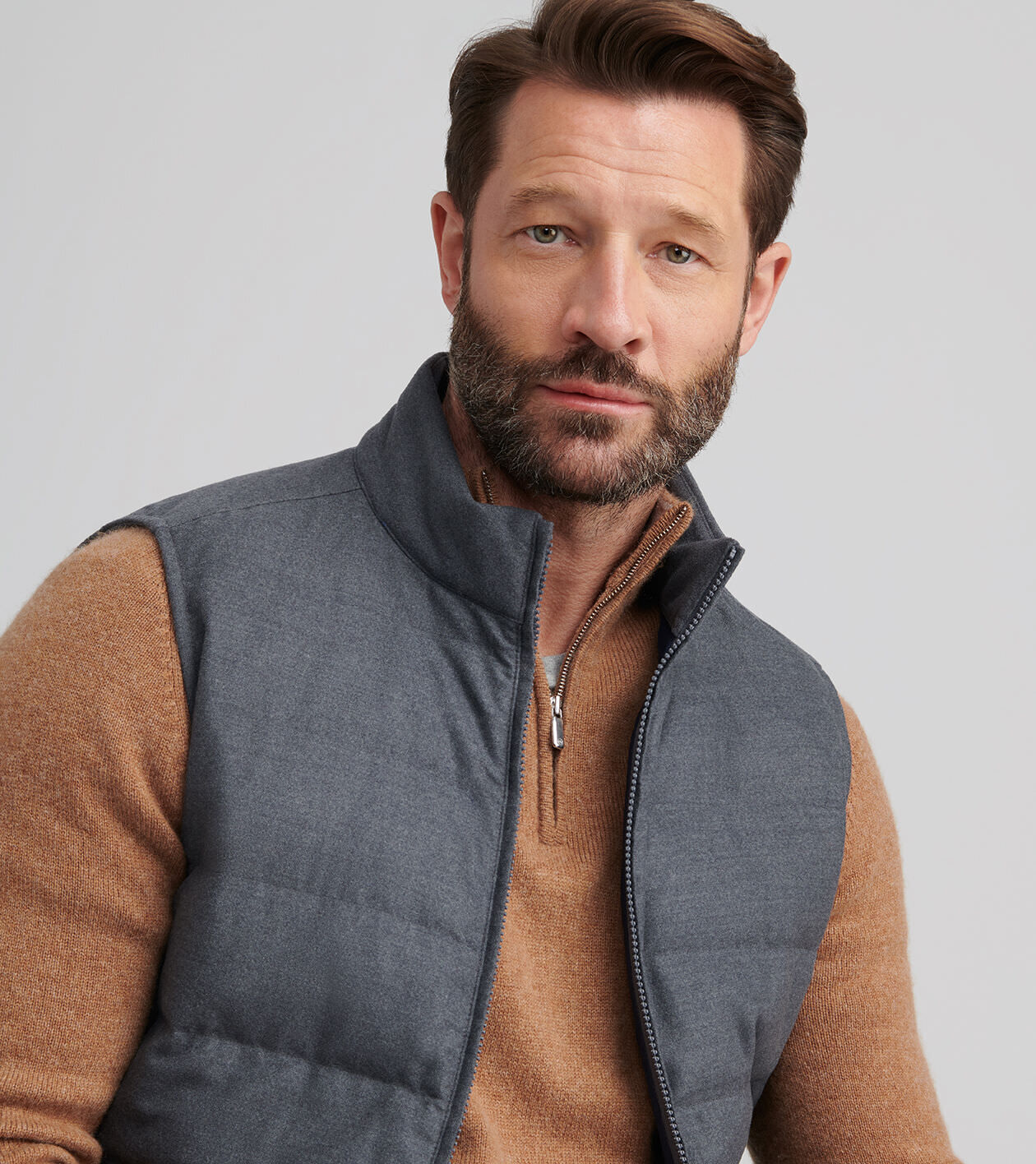 Davos Flannel Vest | Men's Vests | Peter Millar