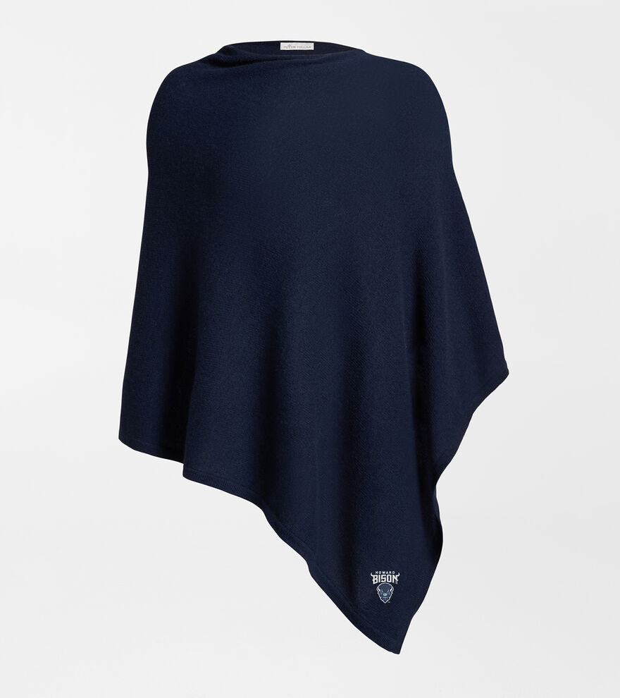 Howard University Essential Cashmere Poncho image number 1