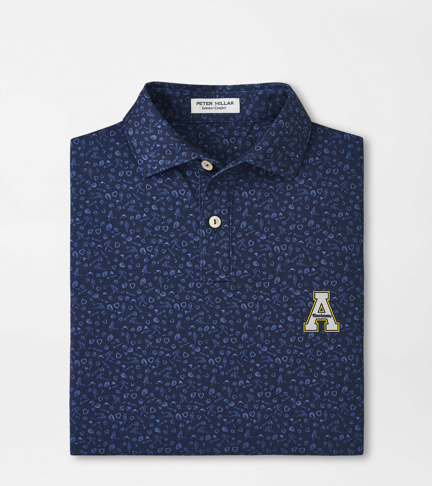 Appalachian State Batter Up Youth Performance Jersey Polo image number 1
