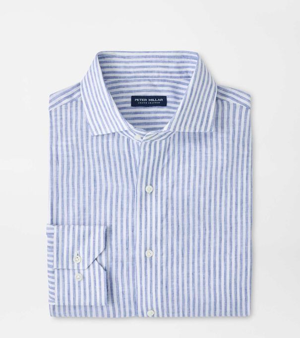 Astino Lino Stripe Sport Shirt