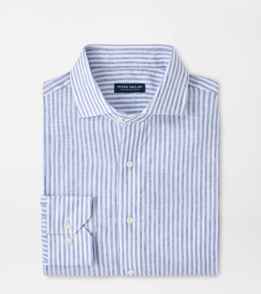 Astino Lino Stripe Sport Shirt image number 1
