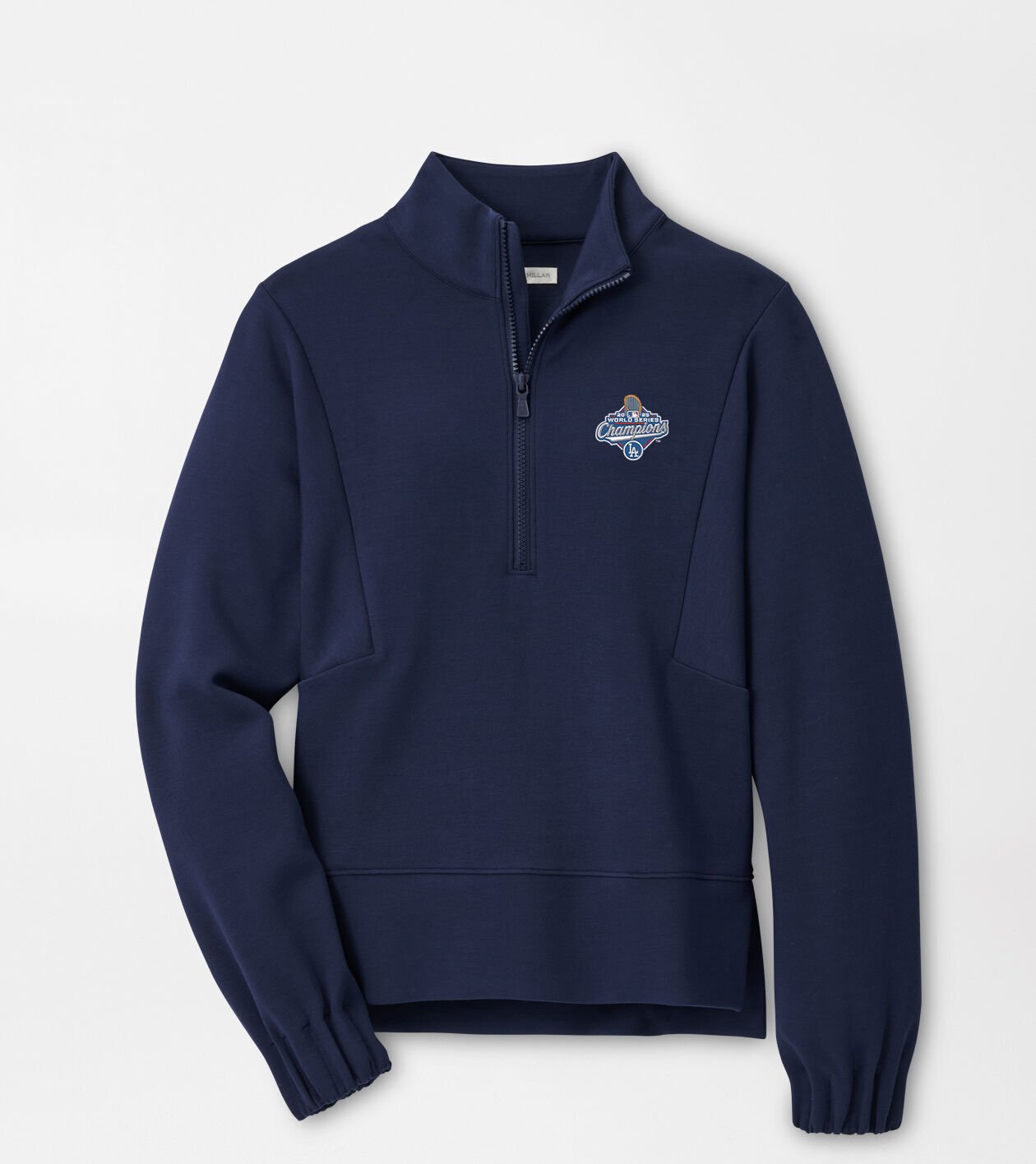 Los Angeles Dodgers World Series Flora Knit Half-Zip Pullover