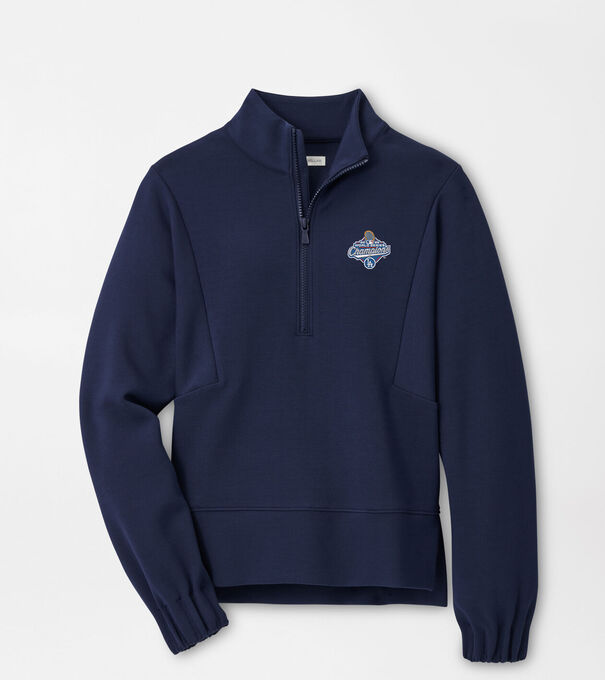 Los Angeles Dodgers World Series Flora Knit Half-Zip Pullover