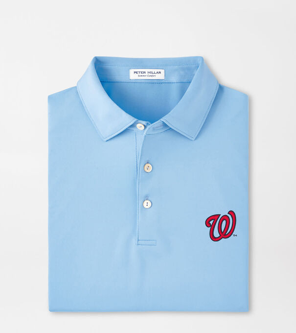 Washington Nationals Solid Performance Jersey Polo