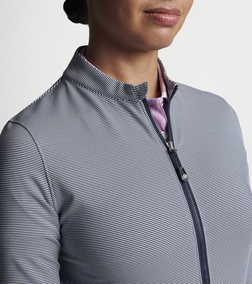 Katy Sugar Stripe Full-Zip Layer image number 5