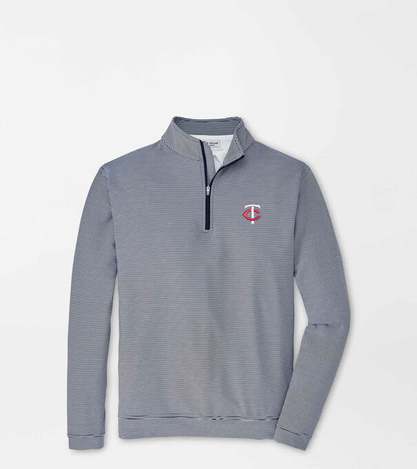 Minnesota Twins Perth Sugar Stripe Performance Quarter-Zip