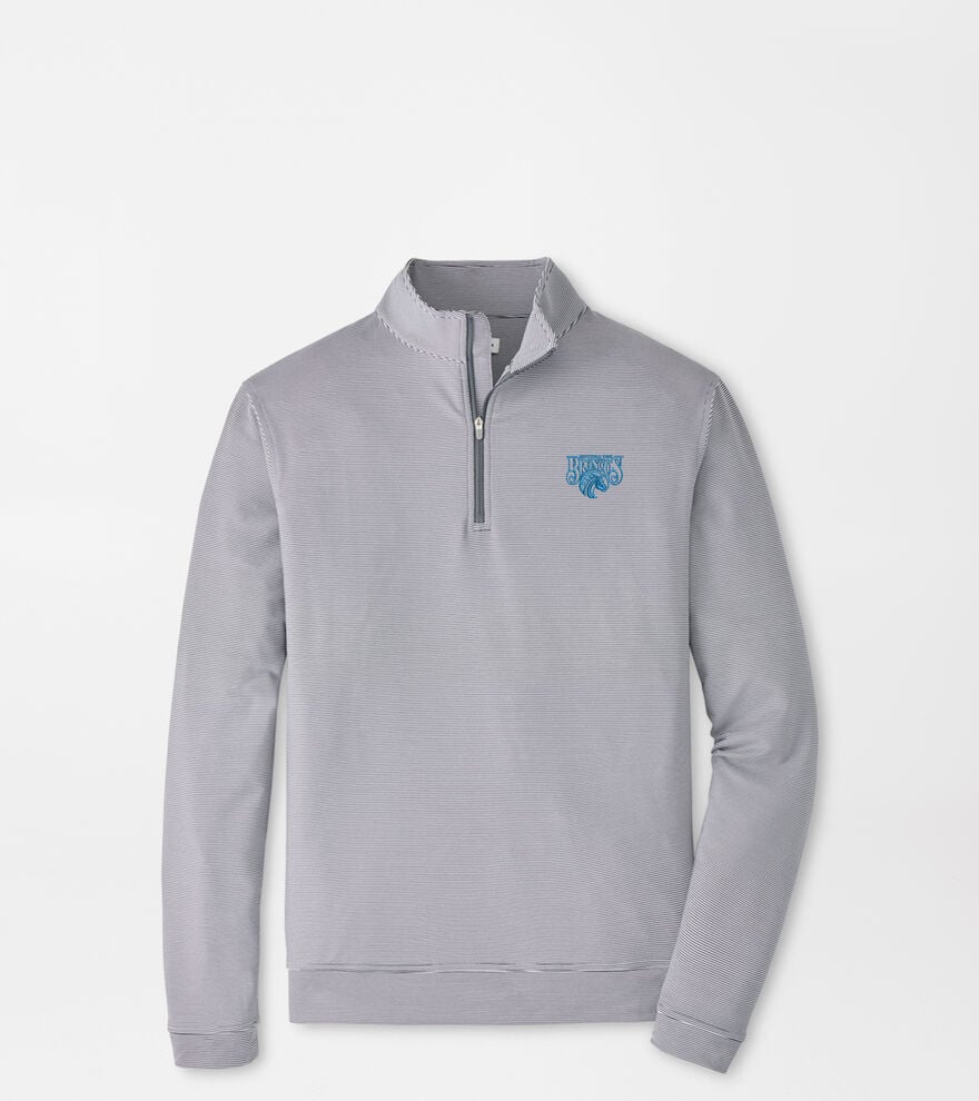 Fayettville State Perth Sugar Stripe Performance Quarter-Zip image number 1