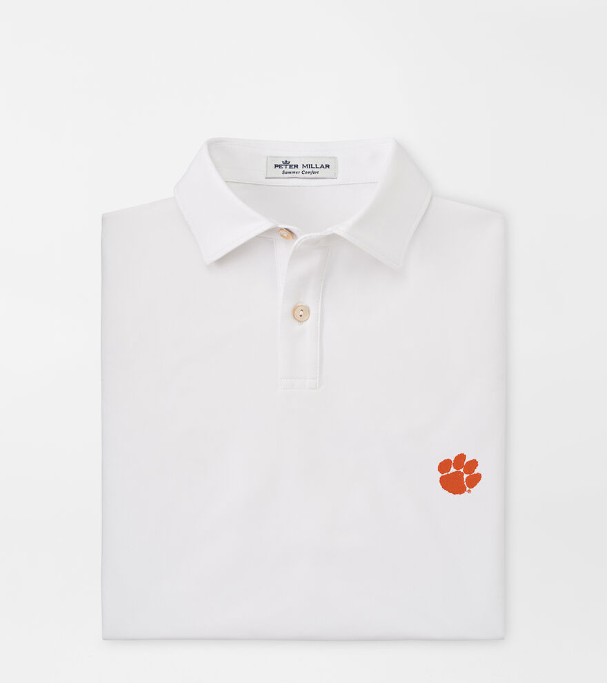 Clemson Youth Solid Performance Jersey Polo image number 1