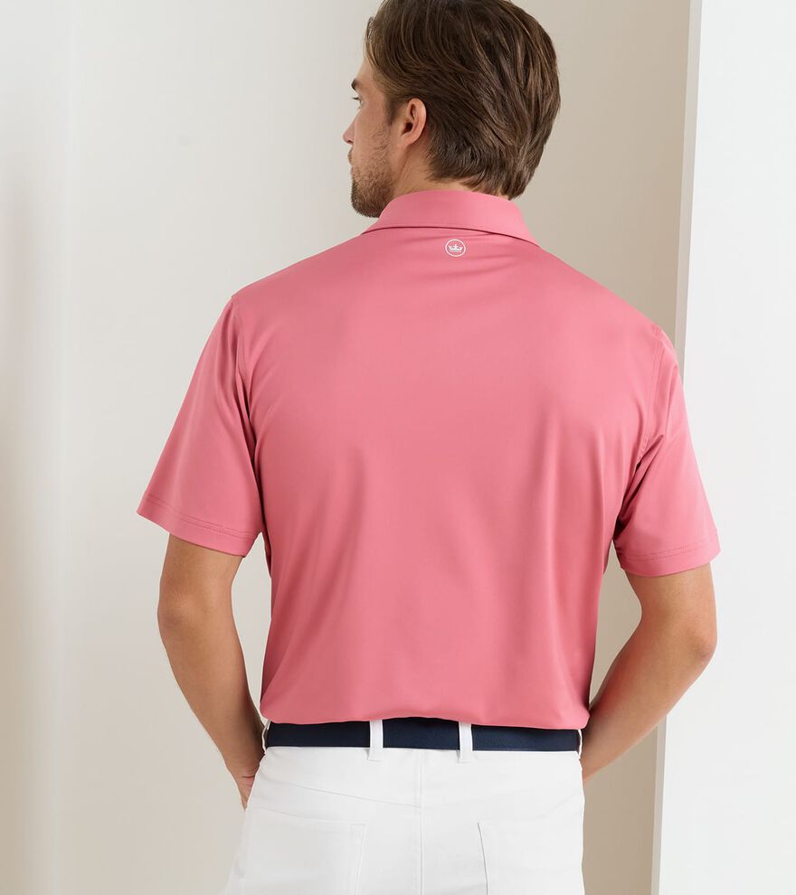 Solid Performance Jersey Polo - Alternate Image 2