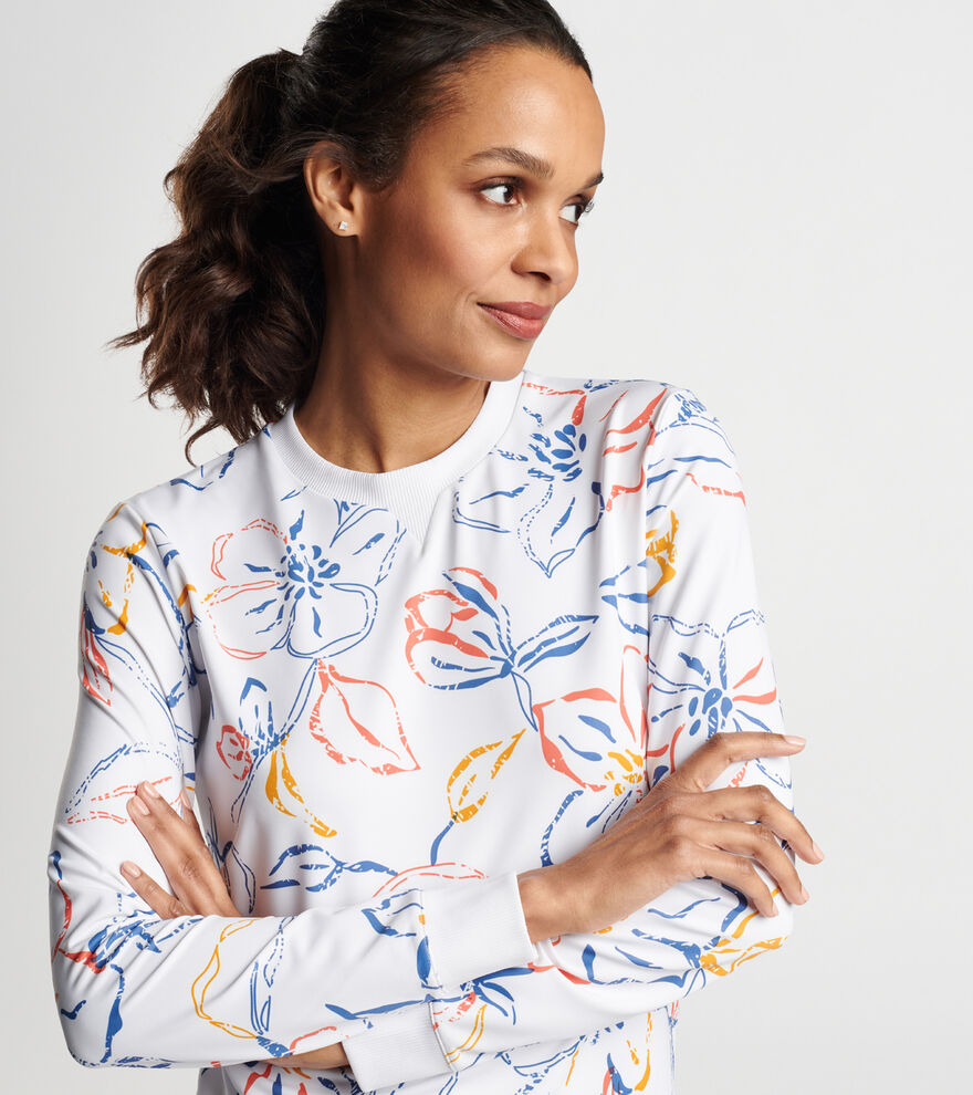 Birdie Multi Floral Sport Sweatshirt image number 6