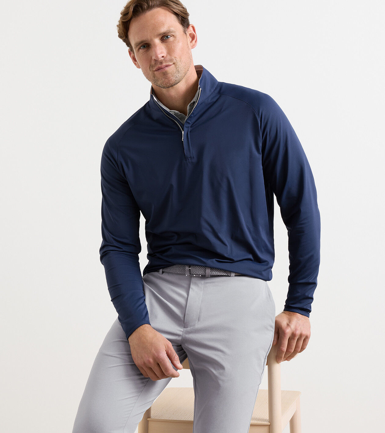 Stealth Performance Quarter-Zip | Men's Pullovers | Peter Millar