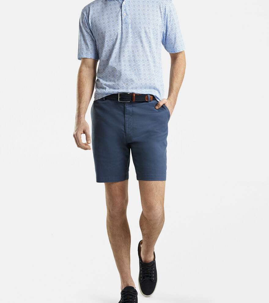 Mules & Skulls Aqua Cotton Polo image number 5