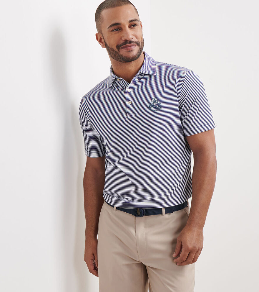 PGA Championship Hales Performance Jersey Polo image number 1
