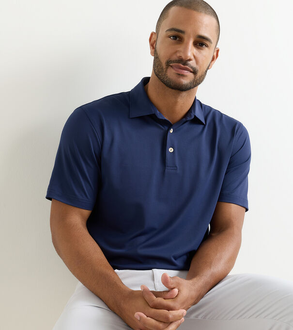 Solid Performance Mesh Polo