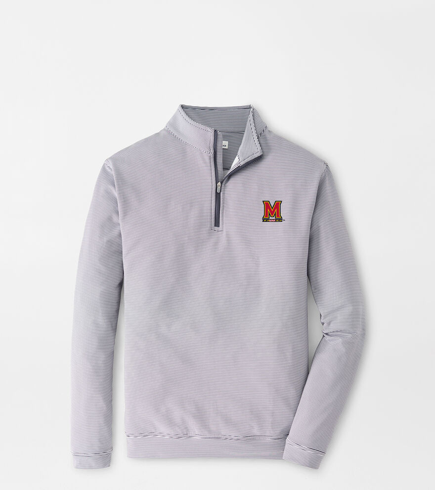 Maryland Perth Mini-Stripe Performance Pullover image number 1