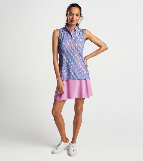 Paloma Sleeveless Banded Button Polo