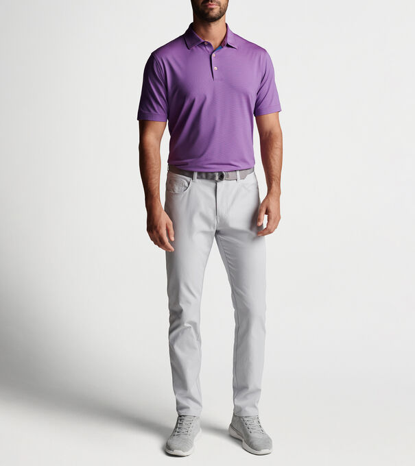 Jubilee Stripe Performance Polo