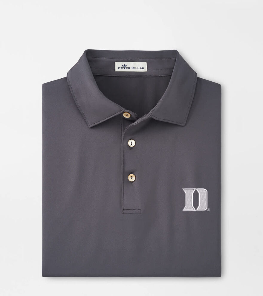 Duke University Solid Performance Jersey Polo