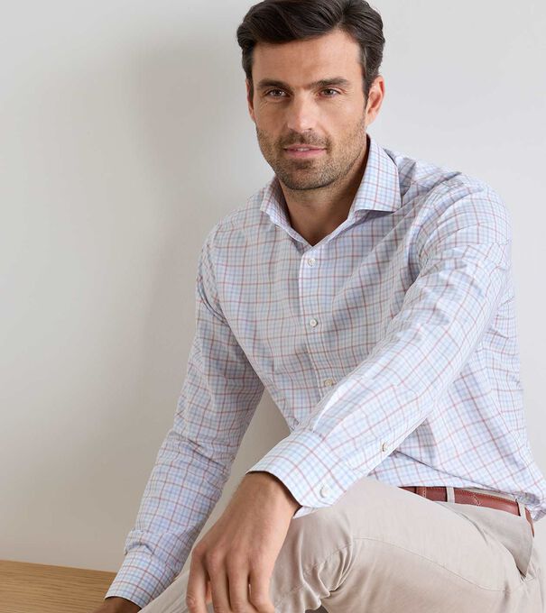 Main Performance Poplin Sport Shirt - Alternate Image 1
