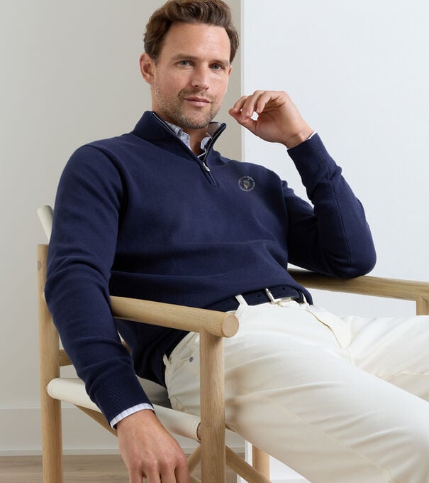 126th U.S. Open Coolspun Lite Cotton Quarter-Zip Sweater