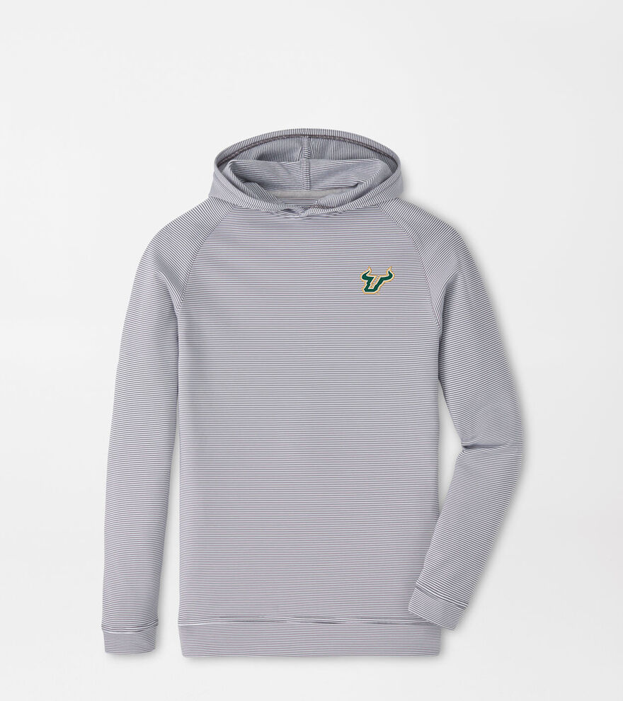 University of South Florida Pine Youth Sugar Stripe Performance Hoodie image number 1