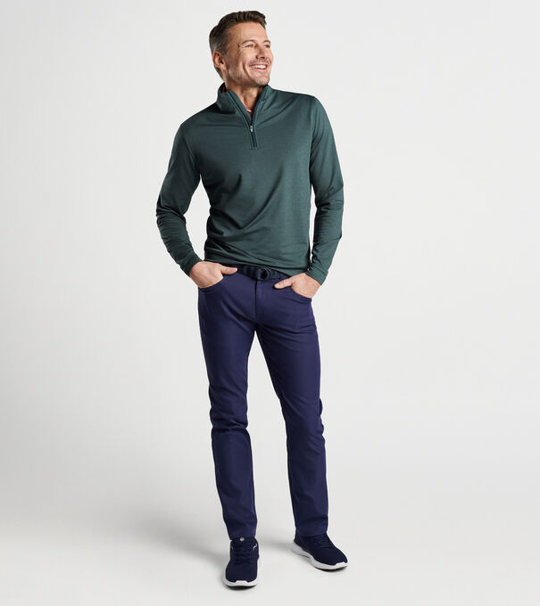 Perth Mélange Performance Quarter-Zip