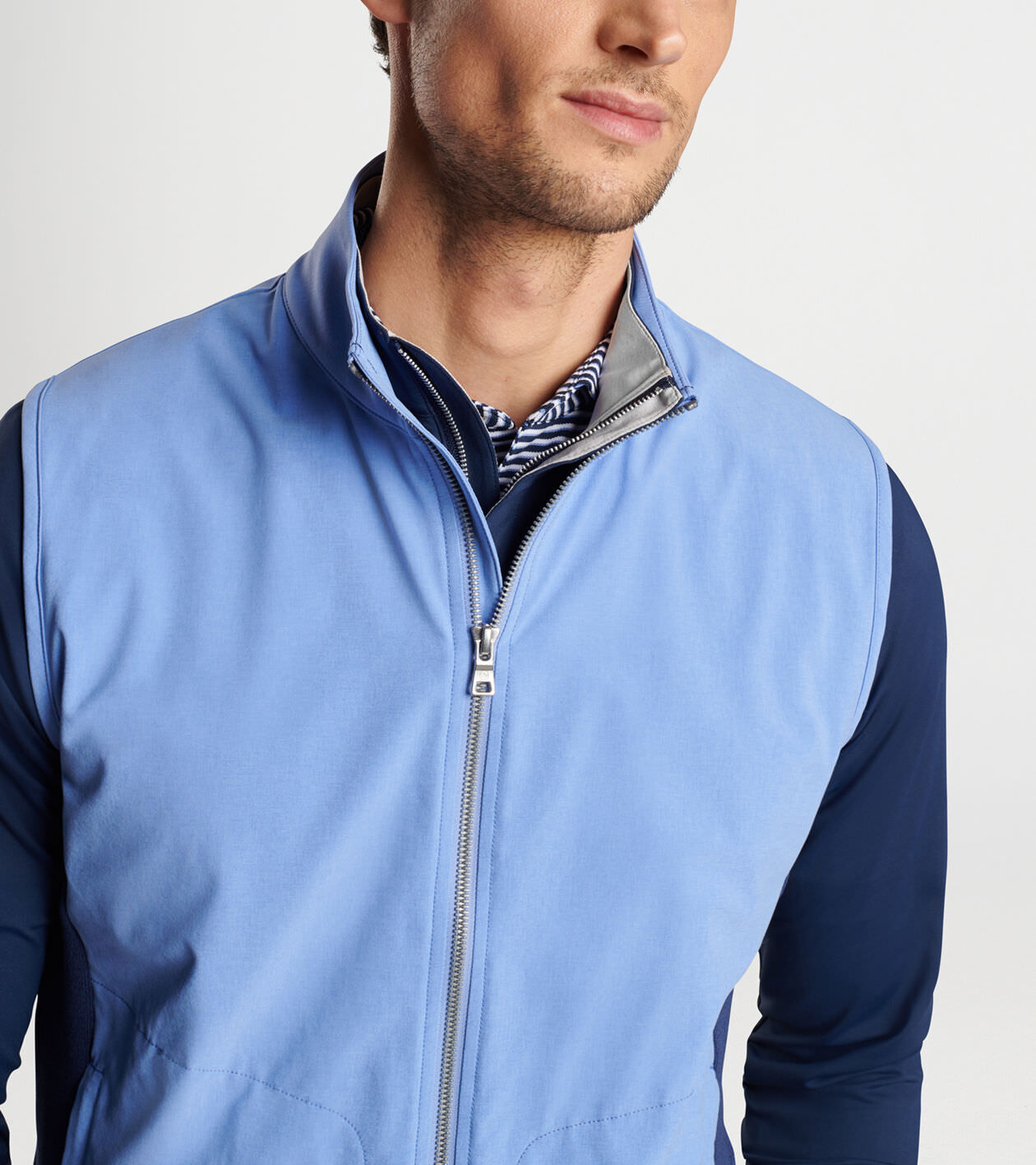 Solstice Performance Hybrid Full-Zip Vest | Men's Vests | Peter Millar