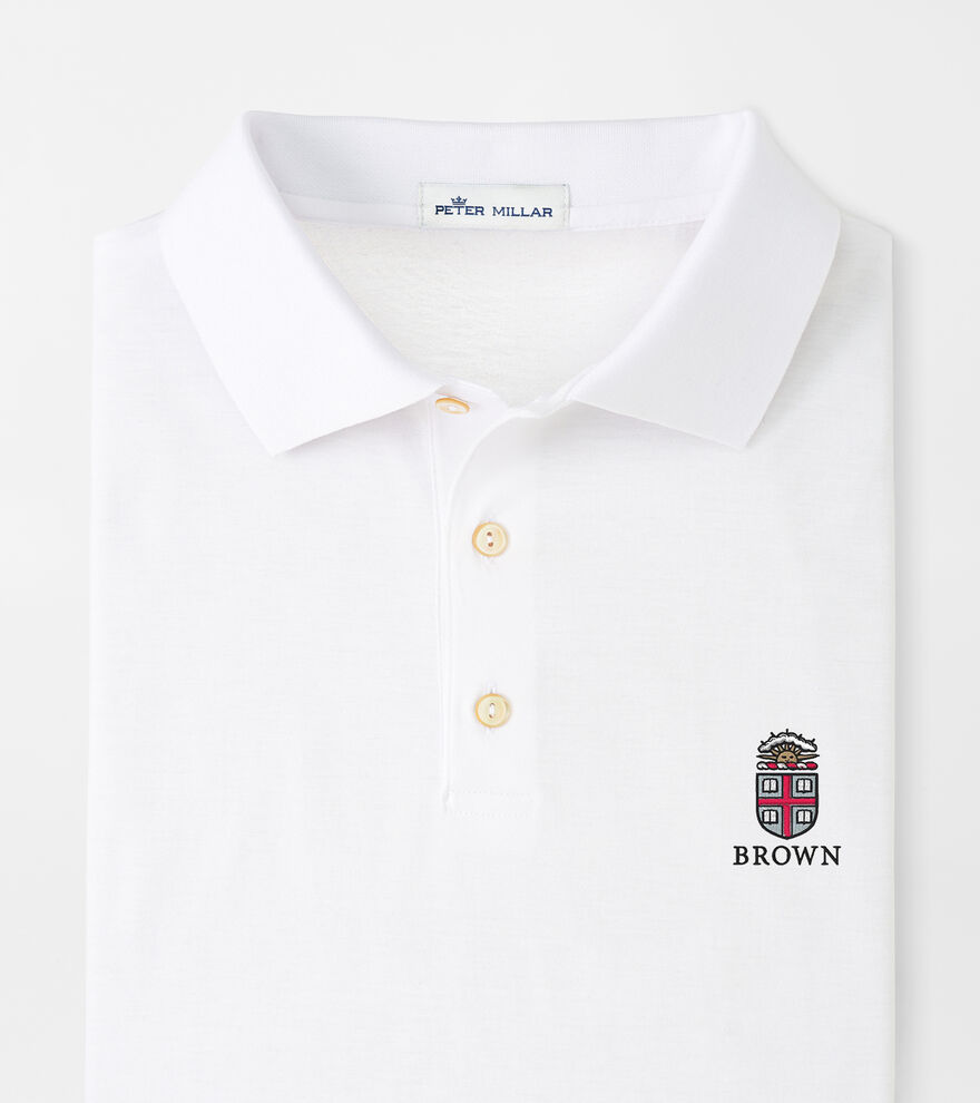 Brown University Solid Cotton Polo image number 1