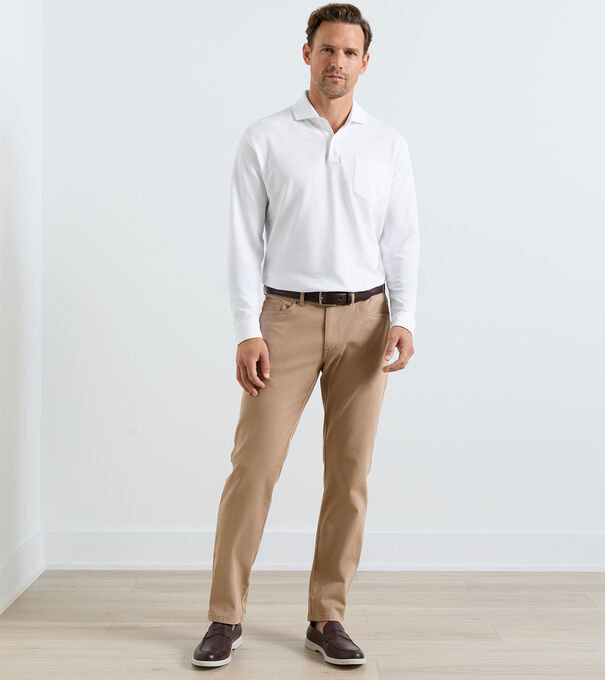 Crown Cotton Canvas Five-Pocket Pant