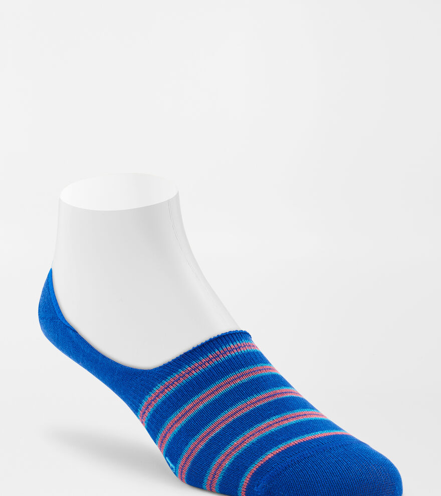 Wide Stripe No-Show Sock image number 1