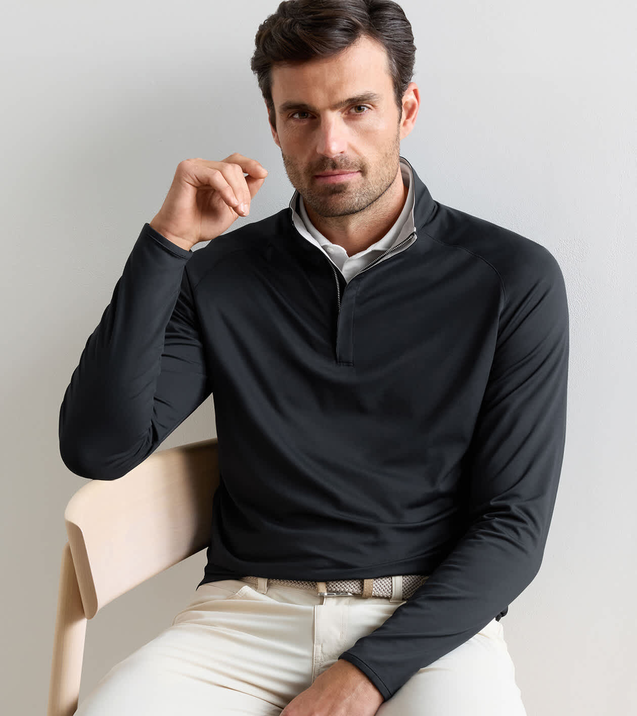Stealth Performance Quarter-Zip | Men's Pullovers | Peter Millar